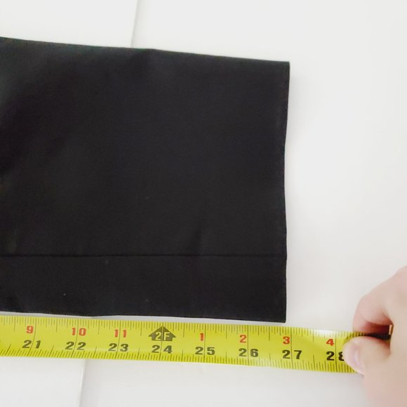 Theory Pants Straight Leg Ankle Cotton Trousers Career Classic Black 2 - Picture 8 of 12